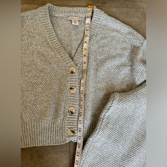 New Sincerely Jules Knit Lounge Set Button Crop Cardigan Sweater & Pants XS - Picture 11 of 16